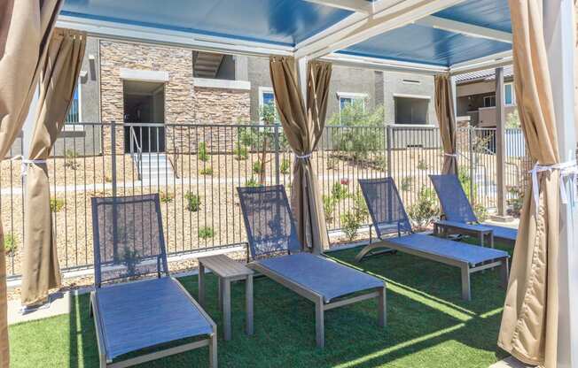 Seating area at Level 25 at Durango by Picerne, Las Vegas, Nevada
