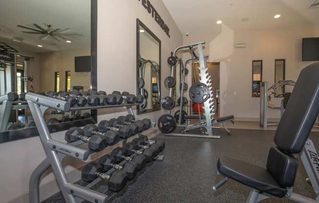 Fitness Center With Modern Equipment at The Pavilions by Picerne, Nevada, 89166