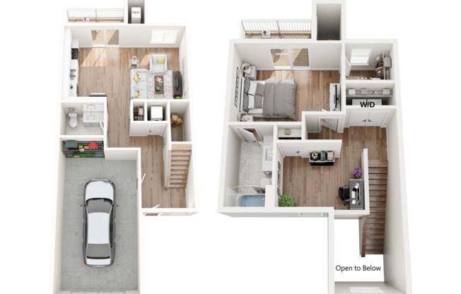 1 bed, 1.5 baths, 1,178 sqft, $2,250, Unit 4821-5