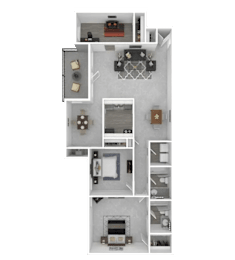 3 beds, 2 baths, 1,202 sqft, $1,450