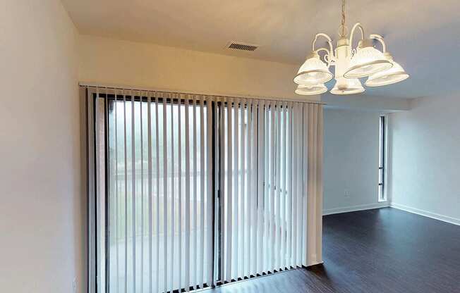 Bright overhead lighting and floor to ceiling windows at Trillium Apartments, Fairfax, 22031