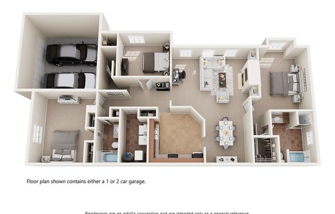 3 beds, 2 baths, 1,775 sqft, $1,985, Unit 7442