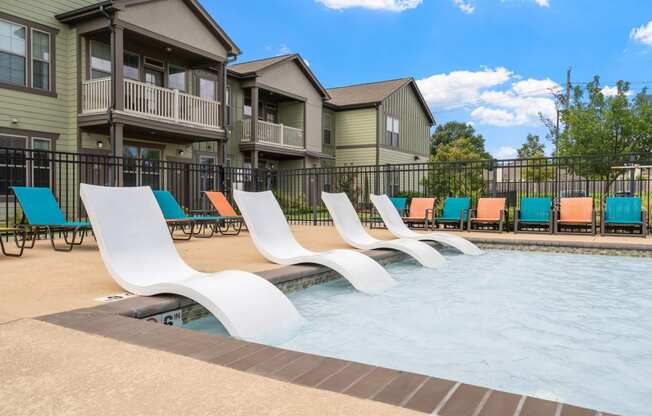 Resort-Style Pool with Lounge Chairs