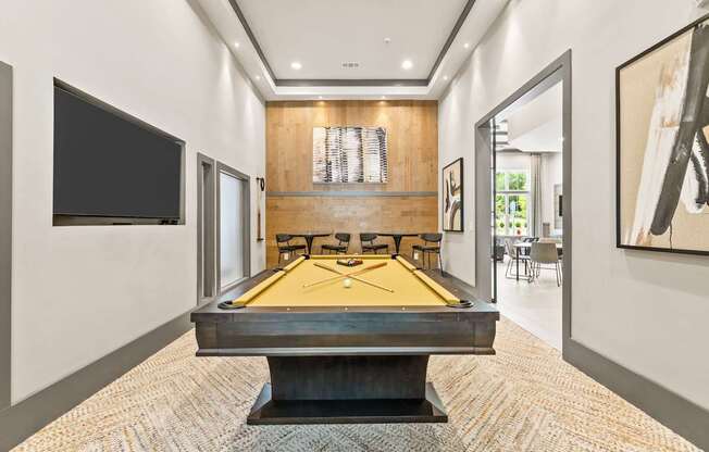 Langley Pointe Apartments | Billiards Room