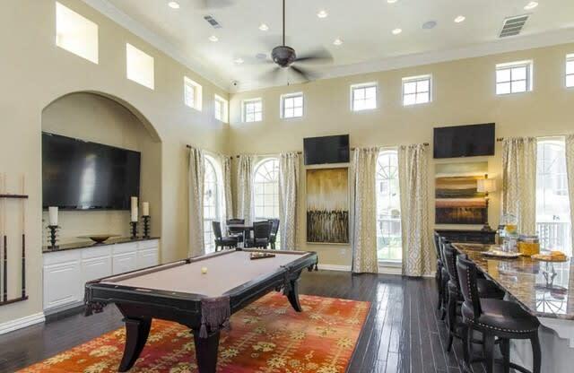 Billiards Table In Clubhouse at Villages of Briggs Ranch, San Antonio, TX, 78245