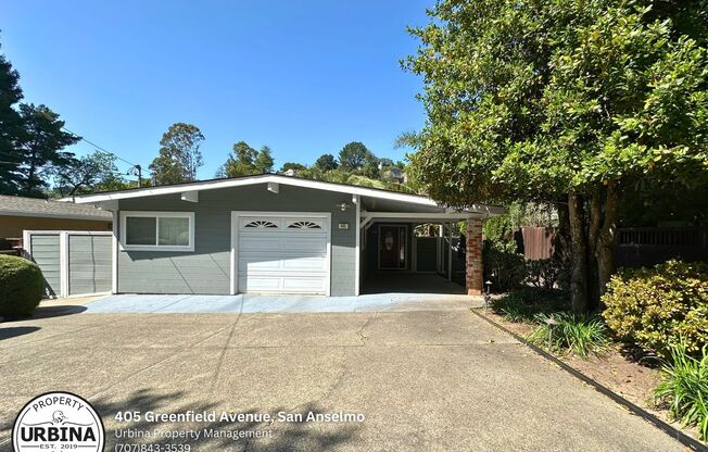 Stylish Single Story Living in the Heart of San Anselmo
