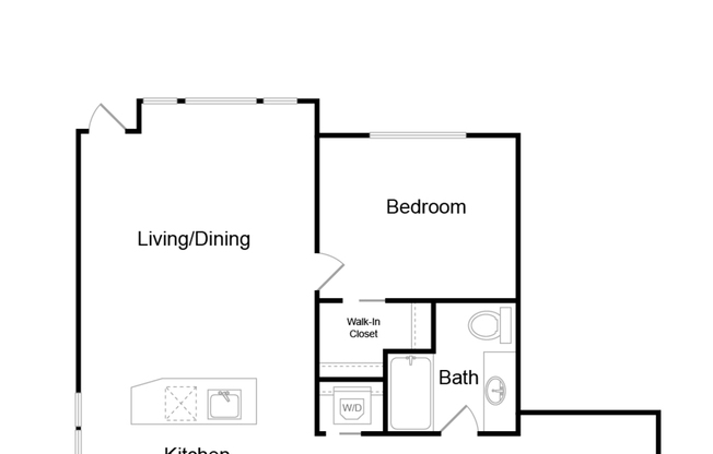 1 bed, 1 bath, 846 sqft, $2,153