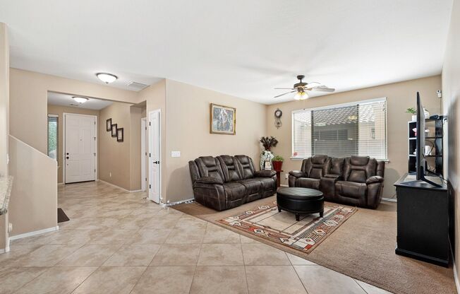 Welcome Home! This stunning 4 bedroom, 3 bathroom home located in Stonefield Community!