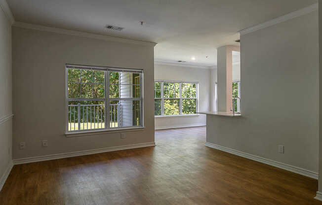 Living Room with Hard Surface Flooring