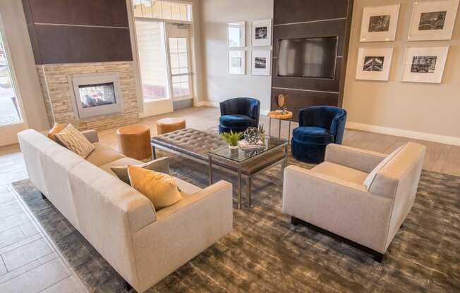 Clubhouse at Skye at Arbor Lakes Apartments in Maple Grove, MN