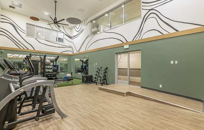 Newly renovated fitness center