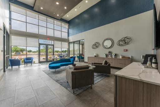 Picturesque Lobby Area at Residences at 3000 Bardin Road, Grand Prairie, TX, 75052