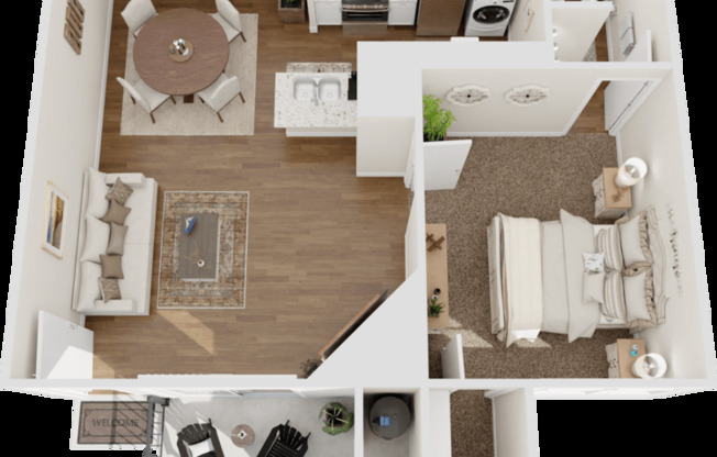 1 bed, 1 bath, 690 sqft, $1,640