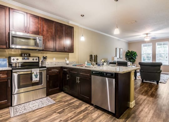 Upscale Stainless Steel Appliances at The Oasis at Lake Bennet, Ocoee, FL, 34761