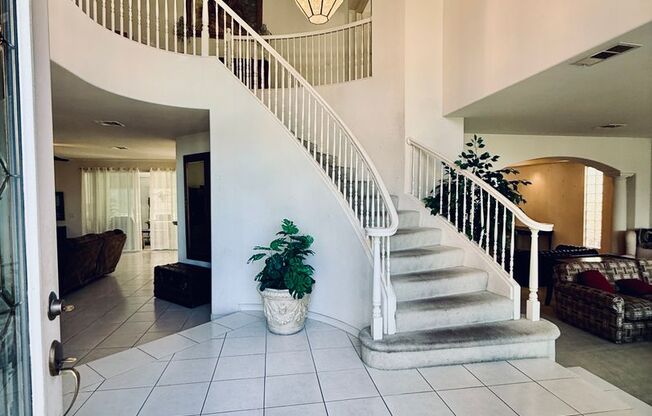 Partially furnished-Lovely 5 bedroom, 3 bath home in Legacy Master Series Community!