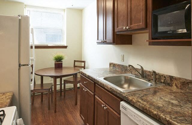 Sink With Faucet at Greenway Apartments, Minnesota