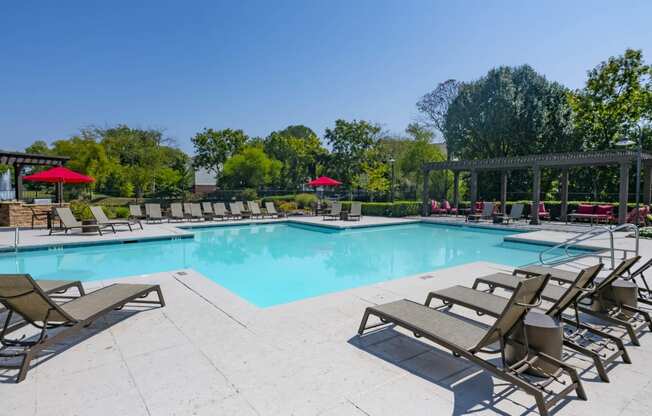 the swimming pool at the resort at governors crossing