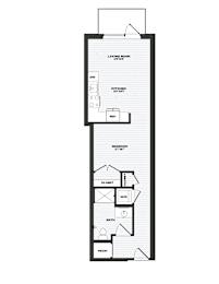 Studio, 1 bath, 602 sqft, $2,981