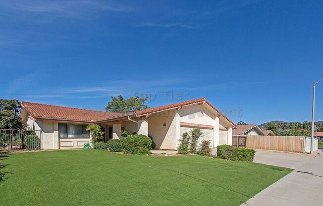 Spacious 3 bed, 2 bath Single-Level Home with Oversized Garage & RV Parking-AVAILABLE NOW!