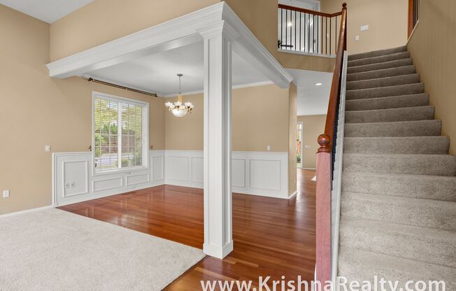Gorgeous Corner Lot 5 BD* 3 BA* Single Family Home Located In Charming Cascadian Heights North Bethany Community!  **Solar Panels!*/ *AC*/ *LRG Backyard!* (10 Month Lease Until End of June 2026)