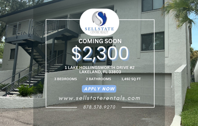 Lakeview Condo Coming Soon | Directly Across from Lake Hollingsworth