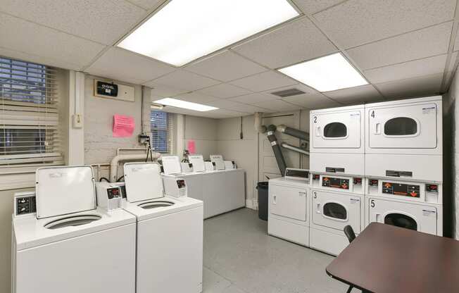 dupont apartments laundry room in washington dc