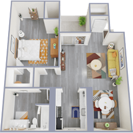 1 bed, 1 bath, 658 sqft, $1,128