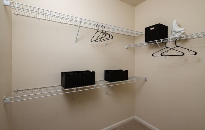 Walk-In Closet at Abberly Village Apartment Homes by HHHunt, West Columbia
