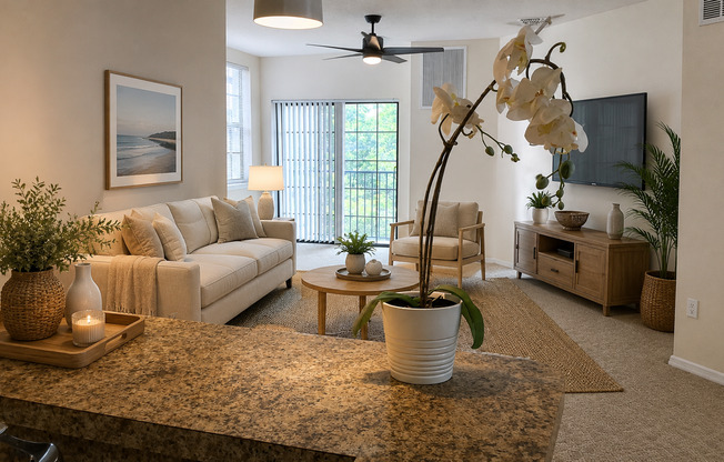 Beautiful Court Yard View 2/1 Condo at The Registry close to Downtown and International Airpot !