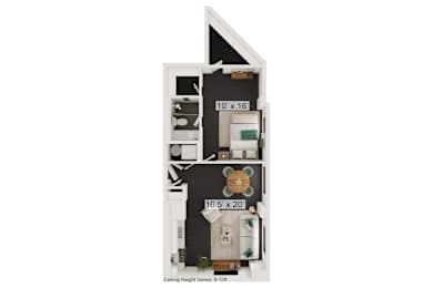 1 bed, 1 bath, 676 sqft, $1,469