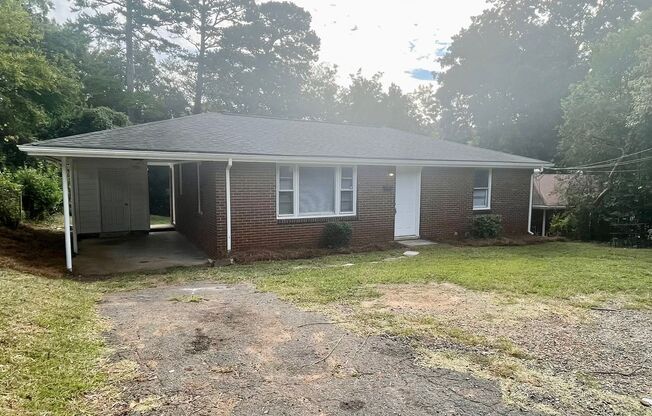 Newly renovated Ranch style 3 bedroom 1 bath home . Located near N. Graham St