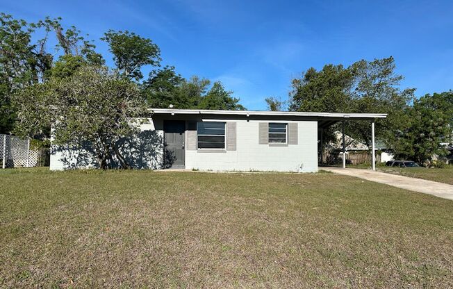 3 bedroom home with fenced yard