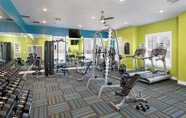 the apartments at masse corner 205 fitness room