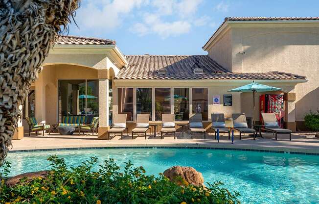 Resort-style swimming pool - Arrowhead Landing Apartments