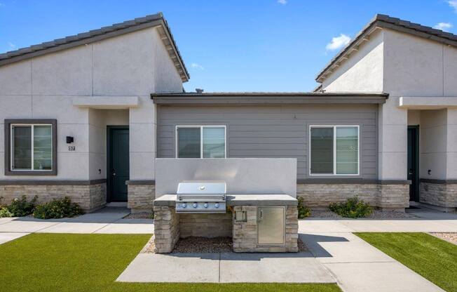 Outdoor kitchen BBQ