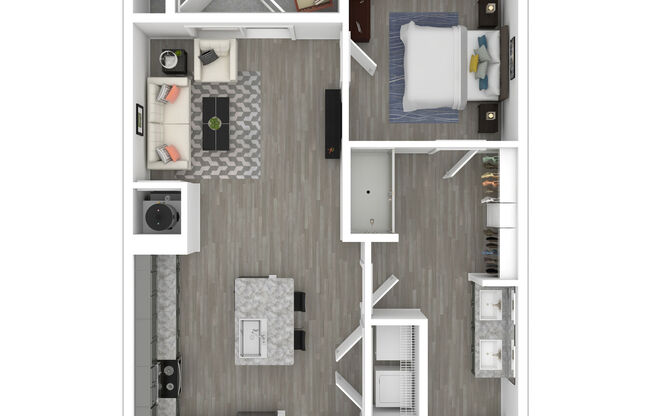 1 bed, 1 bath, 750 sqft, $1,155