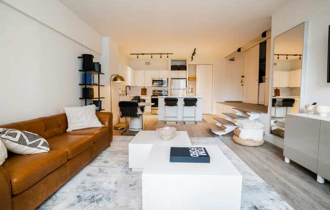 Living Room at 21 E Chestnut, Chicago, 60611