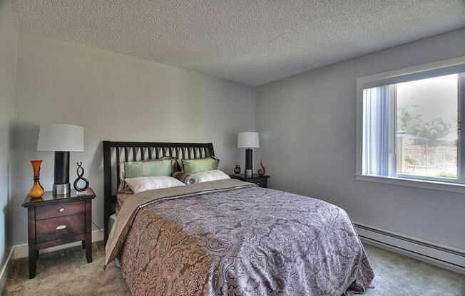 Bedroom With Expansive Windows at Aviana, California