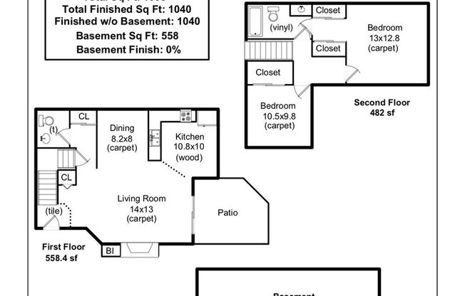 2 beds, 1.5 baths, 1,701 sqft, $1,950, Unit 6826 Antigua Dr 3