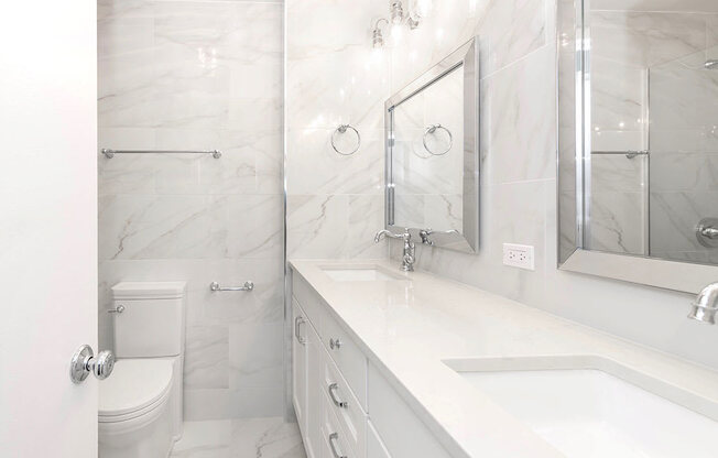 Astor House Master Bathroom with Two Sinks