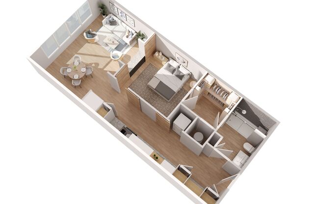 1 bed, 1 bath, 750 sqft, $1,949, Unit 307