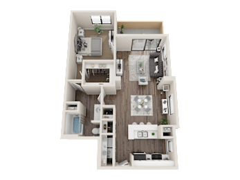 1 bed, 1 bath, 792 sqft, $1,533