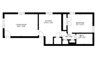 1 bed, 1 bath, 600 sqft, $1,000, Unit Unit 6