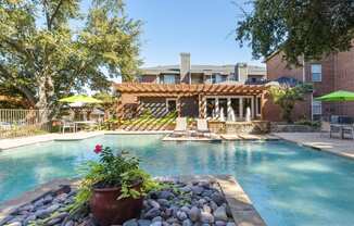 Crystal Clear Swimming Pool at The Hamptons, Texas, 75287