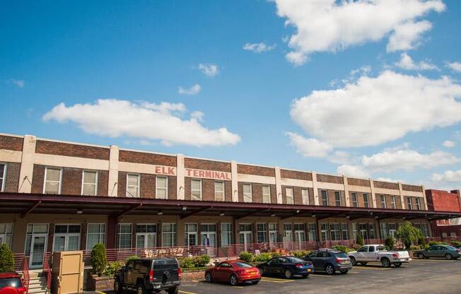 Ample Parking Area at The Lofts at Elk Terminal, Buffalo