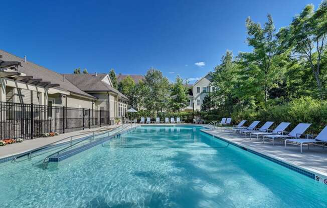 Sparkling Swimming Pool with Sundeck at Windsor at Oak Grove, 12 Island Hill Ave., MA