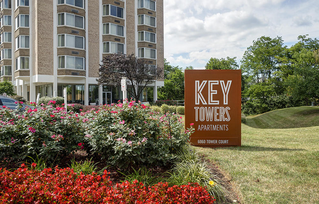 Key Towers exterior and monument sign