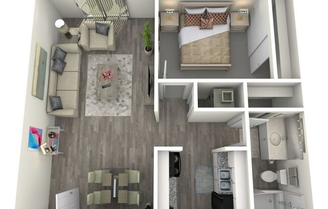 1 bed, 1 bath, 650 sqft, $999, Unit C229