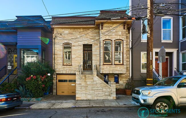 Castro: Single Family Home in the Heart of the Castro w/ Yard & Garage