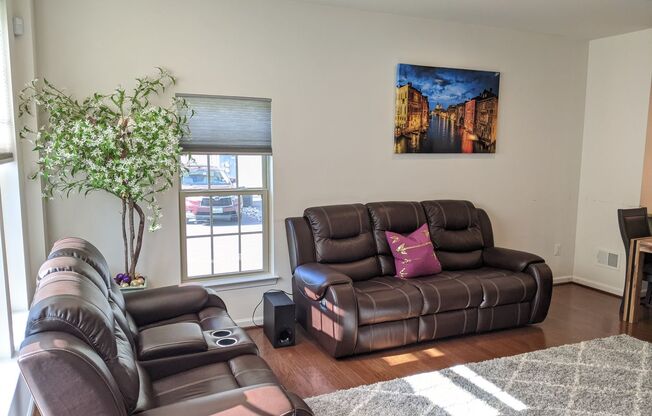 Bottom level (two story) *END UNIT* condo in the Linton Community available mid-June!